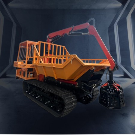 Okonzeka ndi Crane Grab 5000kg Crawler Dumper